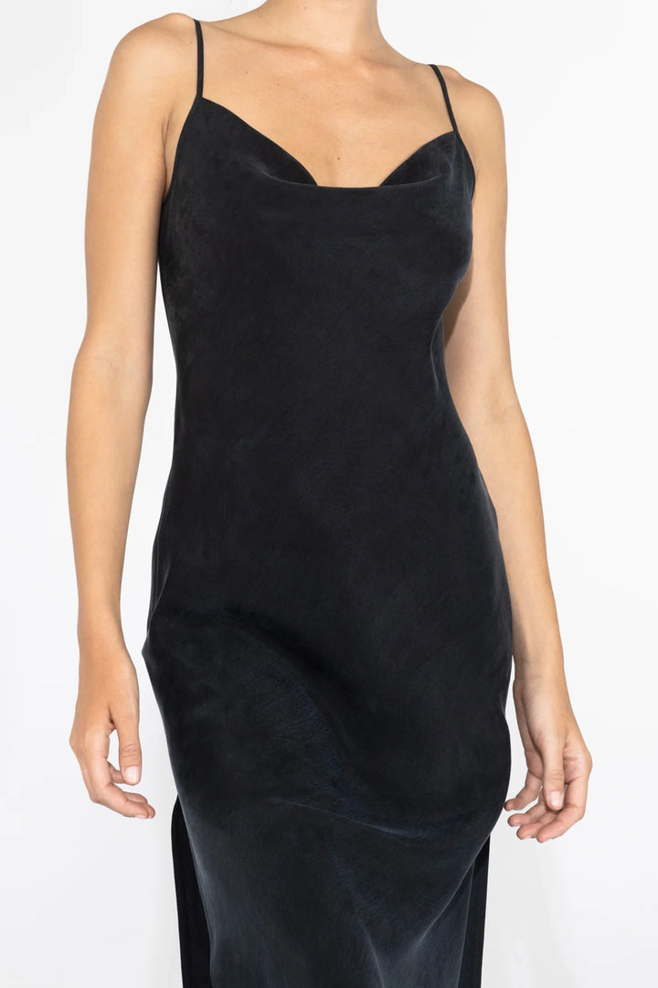 Charlotte Slip Dress - Noir