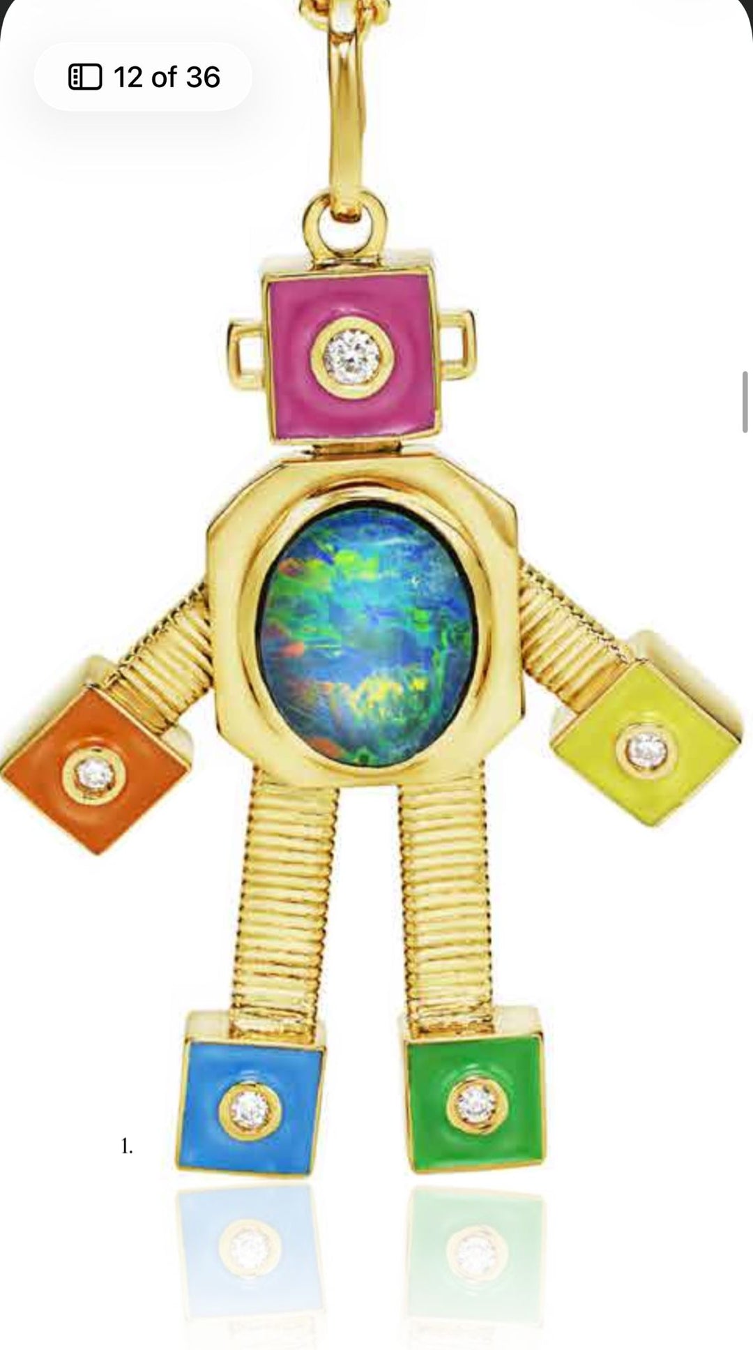 Van - Robot Pendant