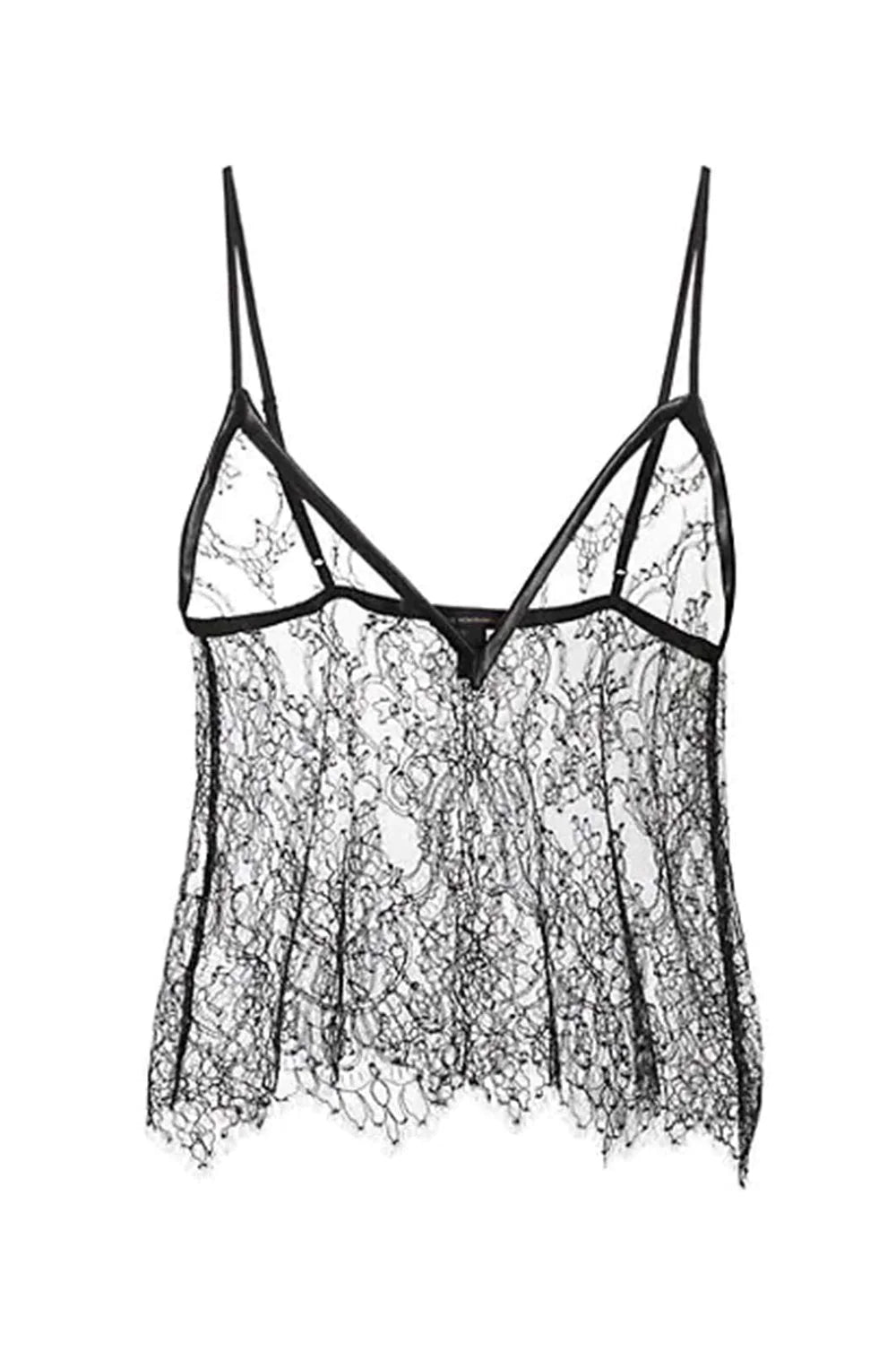 ALL OVER LACE CAMI - BLACK