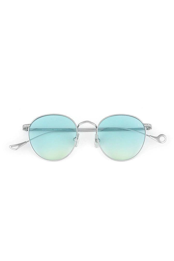 Jockey Sunglasses - Silver / Light Blue Gradient