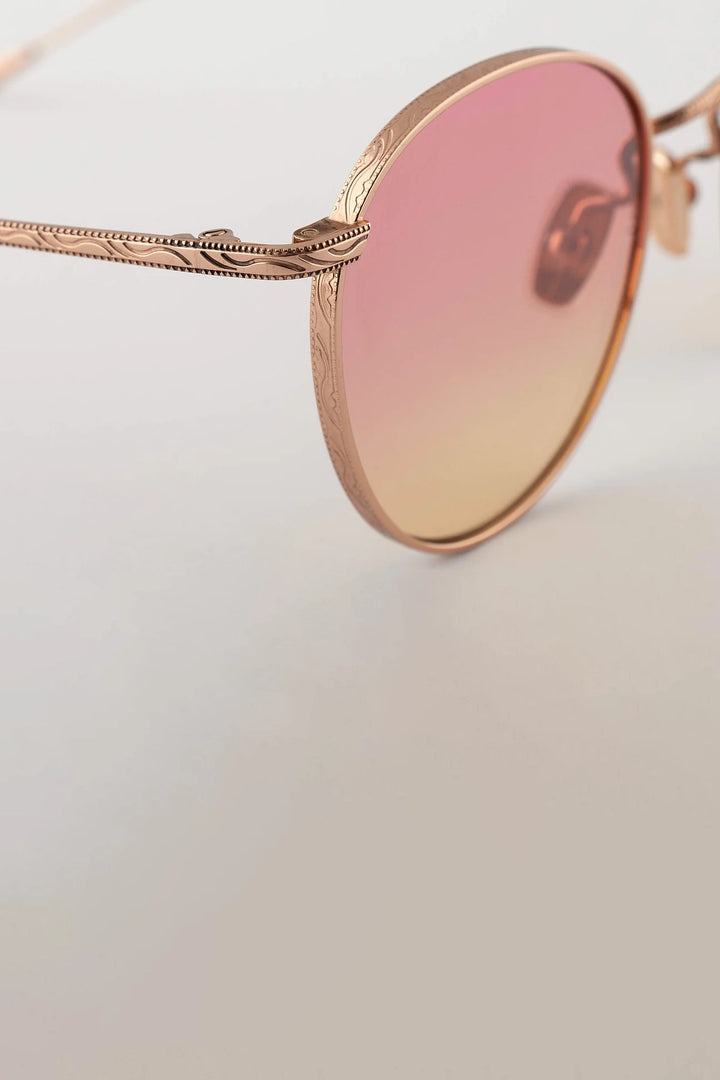 Jockey Sunglasses - Rose Gold / Pink Gradient