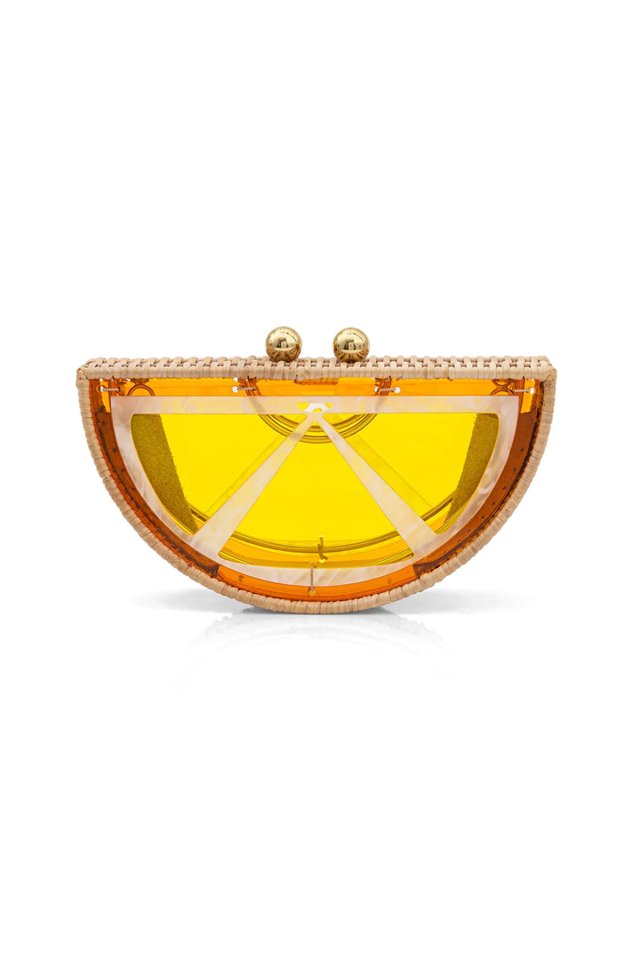 Petit Laranja Bag / Rattan and Acrylic